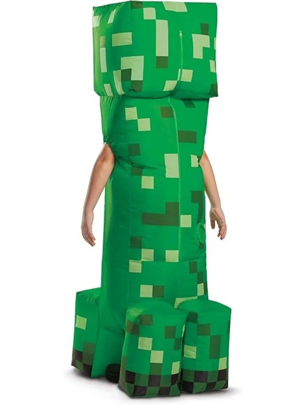 Minecraft Creeper Inflatable Kid Costume Blow Up Gaming Halloween Boys Game Toy